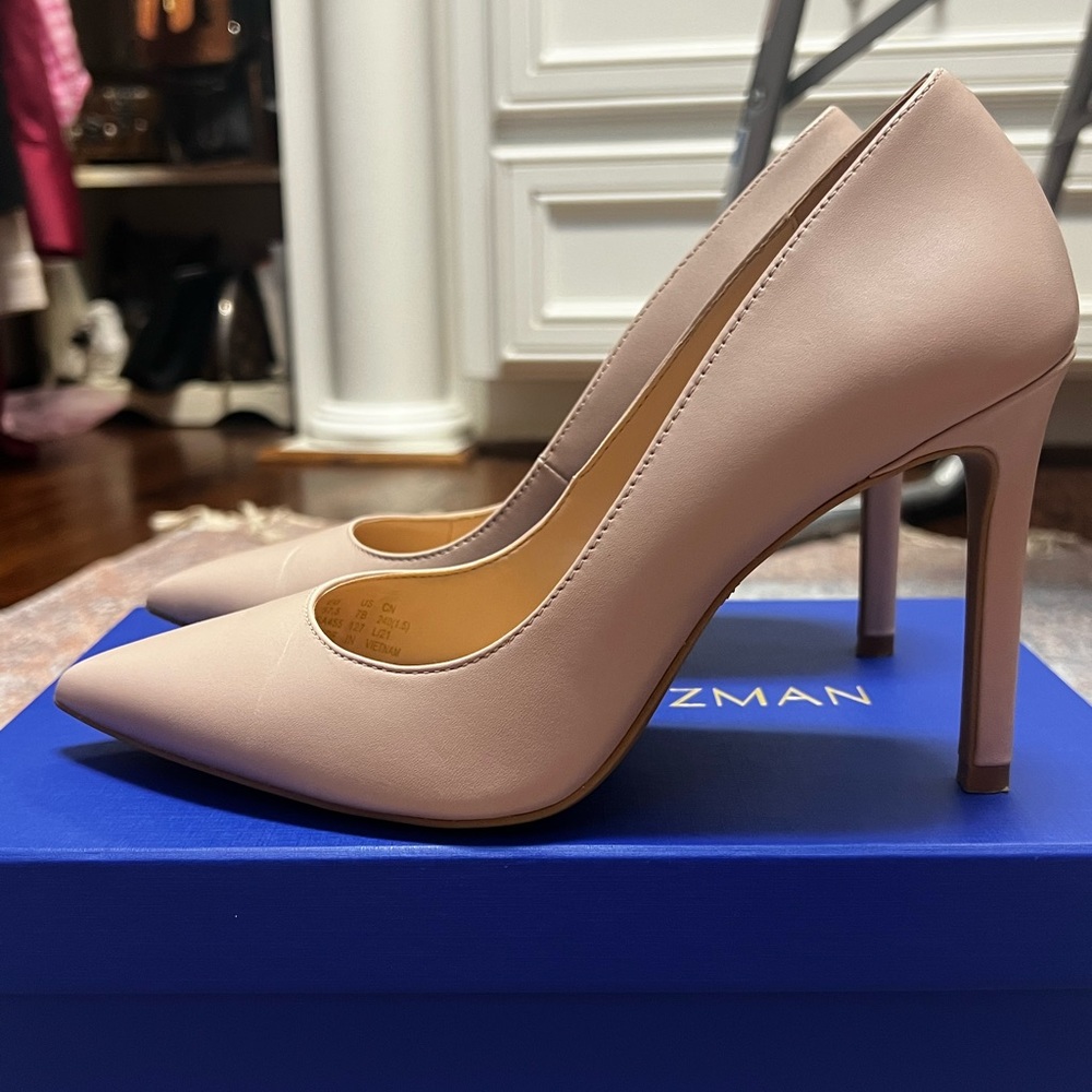 Stuart Weizman Polish 95 mm Pump 37.5